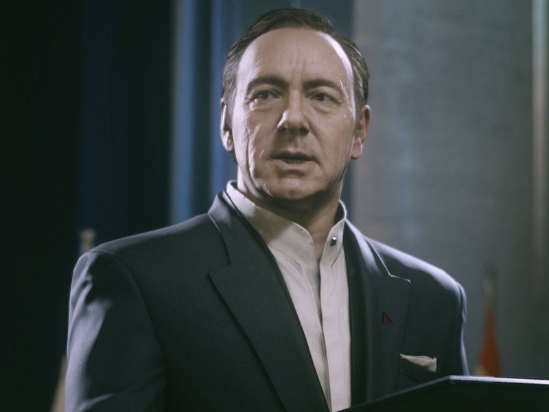 Say what you want about hating Call of Duty, but this rendering of Kevin Spacey alone made me want to buy the game months ago.